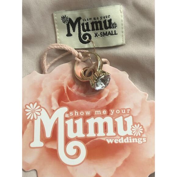 NWT SMYM Show Me Your Mumu Wedding Bridesmaid Michelle Maxi Dress Flutter Sleeve - Picture 6 of 7